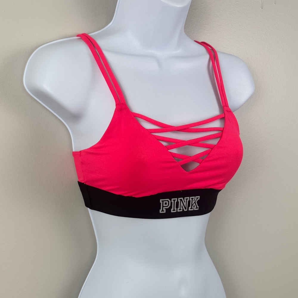 Pink Victoria’s Secret Women's Strappy Bralette - XS - Picture 3 of 6